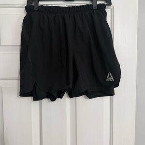 Reebok Men's Black Performance Shorts